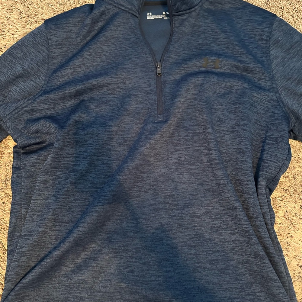 Under Armour Blue Quarter-Zip Shirt